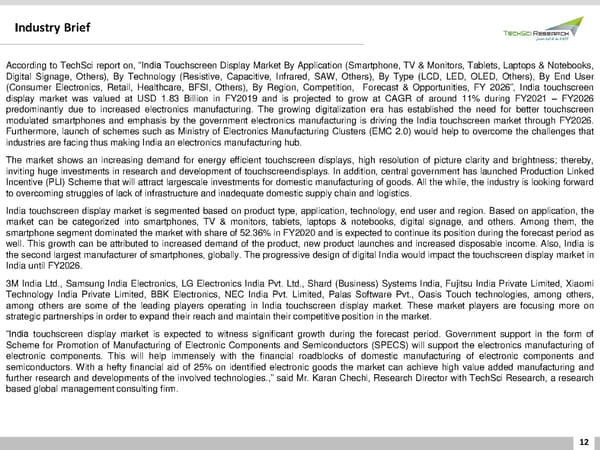 India Touchscreen Display Market Trend 2026 - Page 12