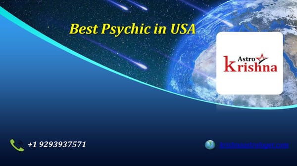 Best Psychic in USA  Krishnaastrologer.com. - Page 1