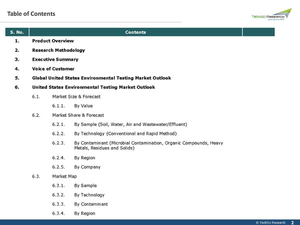 NITED STATES ENVIRONMENTAL TESTING MARKET TREND 2026 - Page 2