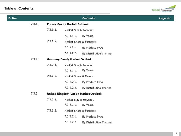 Global Candy Market Forecast 2026 - Page 7