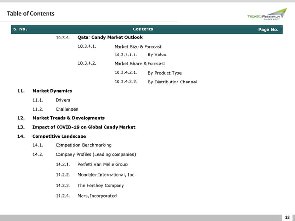 Global Candy Market Forecast 2026 - Page 13