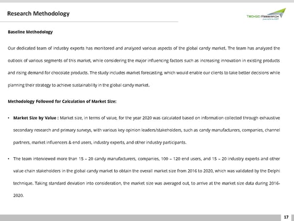 Global Candy Market Forecast 2026 - Page 17