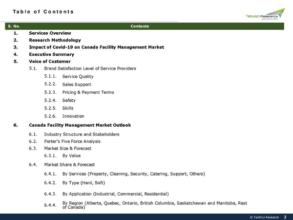 Canada Facility Management Market 2026 - Page 2