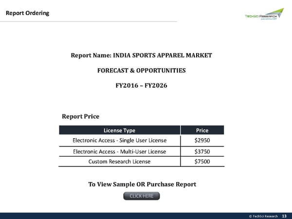 NDIA SPORTS APPAREL MARKET 2026 - Page 13