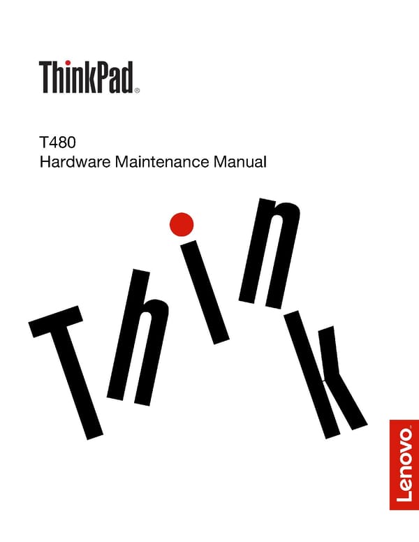 T480 Hardware Maintenance Manual - Page 1