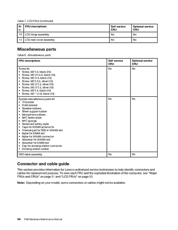 T480 Hardware Maintenance Manual - Page 60