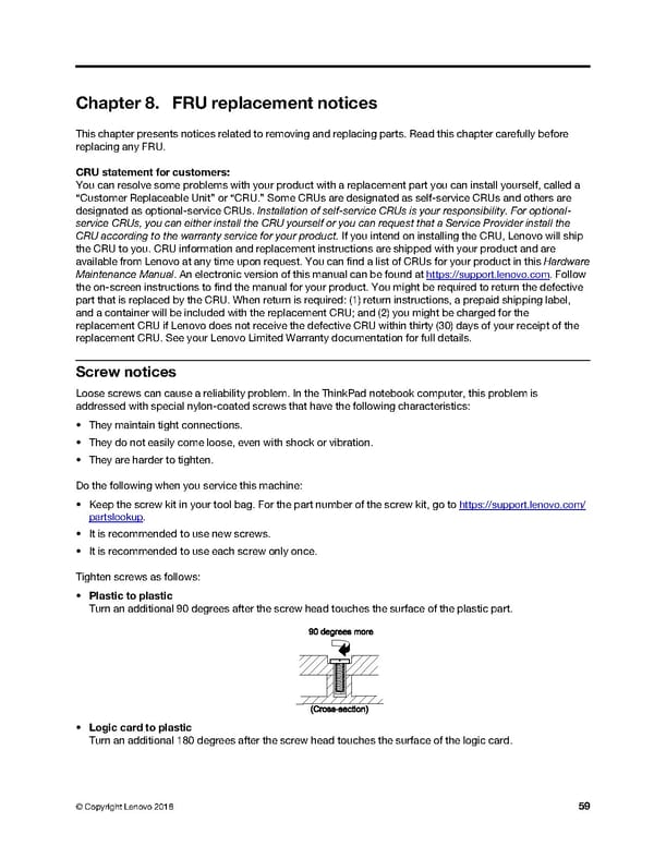 T480 Hardware Maintenance Manual - Page 65