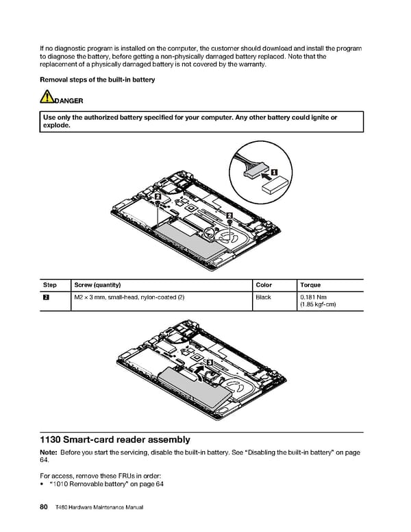 T480 Hardware Maintenance Manual - Page 86