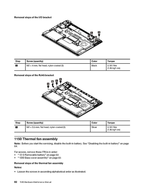 T480 Hardware Maintenance Manual - Page 88