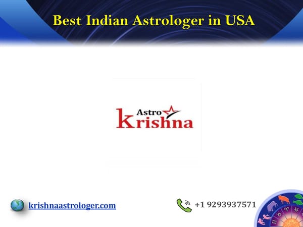 Best Indian Astrologer in USA - Krishnaastrologer.com - Page 1