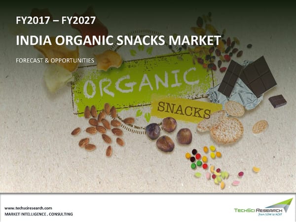 INDIA ORGANIC SNACKS MARKET 2027 - Page 1