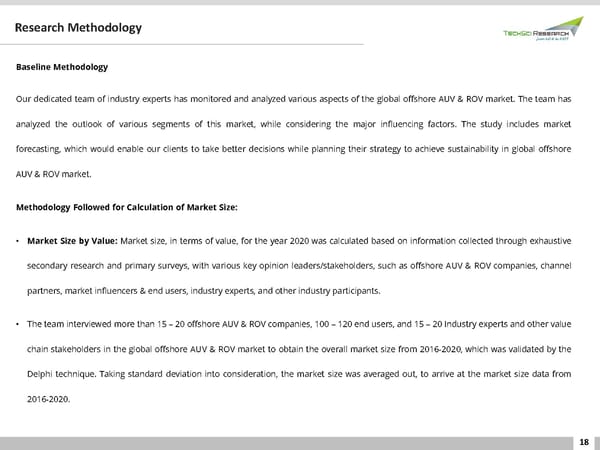 GLOBAL OFFSHORE AUV & ROV MARKET 2026 - Page 18