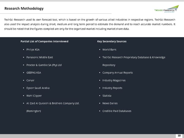 SAUDI ARABIA PERSONAL GROOMING MARKET Analysis 2026 - Page 10