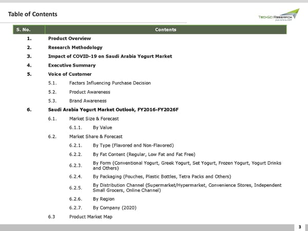 Saudi Arabia Yogurt Market Trend 2026 - Page 3