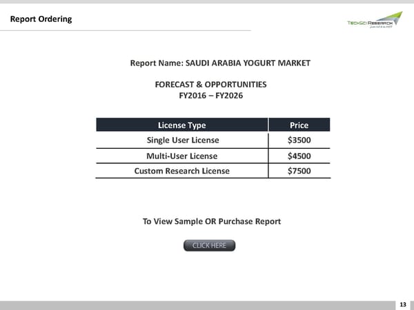 Saudi Arabia Yogurt Market Trend 2026 - Page 13