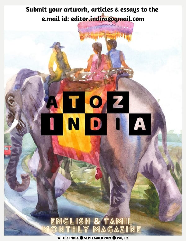 A TO Z INDIA - SEPTEMBER 2021 - Page 2