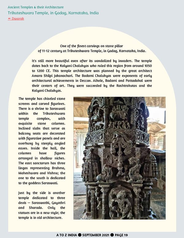 A TO Z INDIA - SEPTEMBER 2021 - Page 19