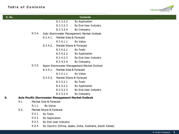 Global Stormwater Management Market 2026 - Page 5