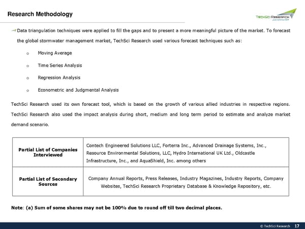 Global Stormwater Management Market 2026 - Page 17