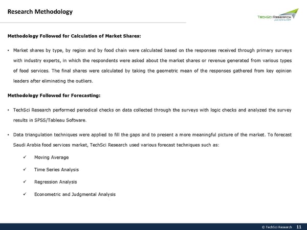 Saudi Arabia Food Services Market 2026 - Page 11