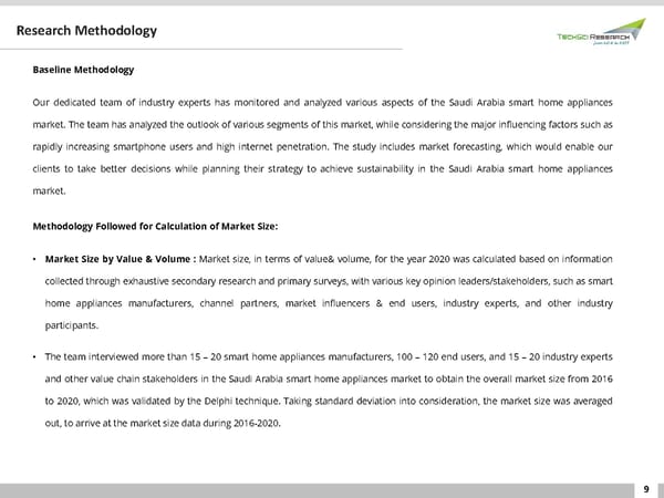 Saudi Arabia Smart Home Appliances Market 2026 - Page 9