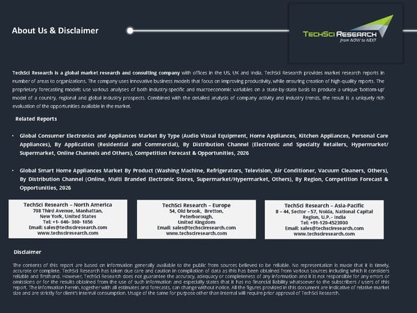 Saudi Arabia Smart Home Appliances Market 2026 - Page 15