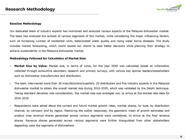 Malaysia Dishwasher Market Forecast 2026 - Page 8