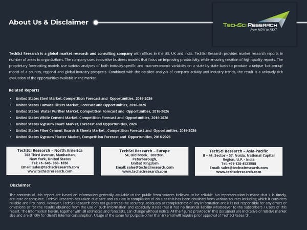 United States Fiberglass Market 2026 - Page 18