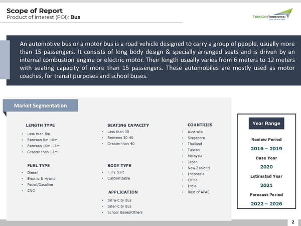 ASIA PACIFIC BUS MARKET FORECAST 2026 - Page 2