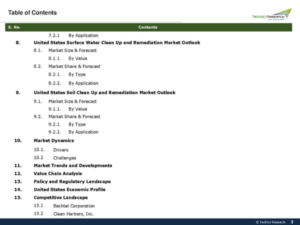 United States Environment Clean Up & Remediation Market to Surpass 31.82 Billion by 2026 - Page 3