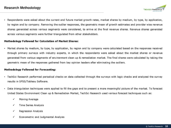 United States Environment Clean Up & Remediation Market to Surpass 31.82 Billion by 2026 - Page 10