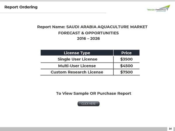 SAUDI ARABIA AQUACULTURE MARKET 2026 - Page 14