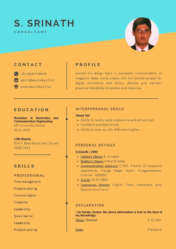 Resume - Page 4