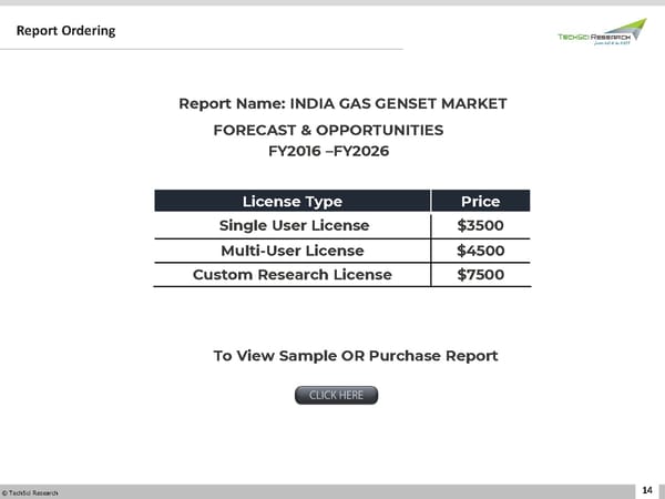 India to Lead Gas Genset Market at a CAGR of 9.06% By FY2026 - Page 14