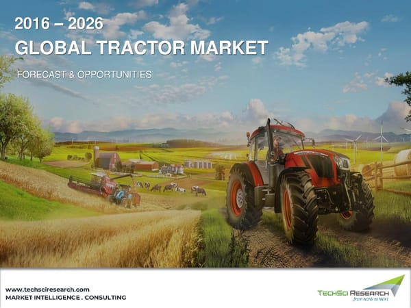 Tractor Market to be Valued USD 79 Billion by 2026 - Page 1