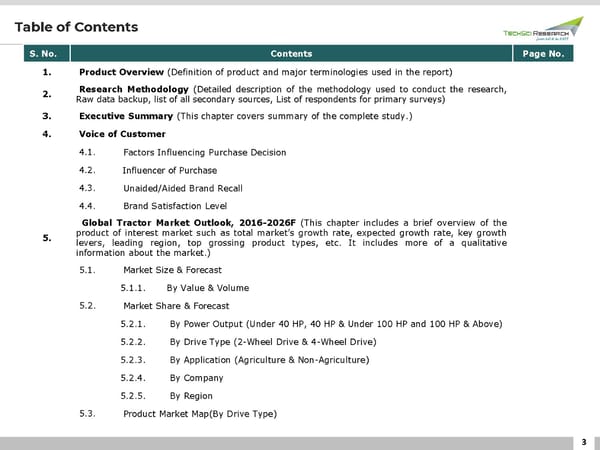 Tractor Market to be Valued USD 79 Billion by 2026 - Page 3