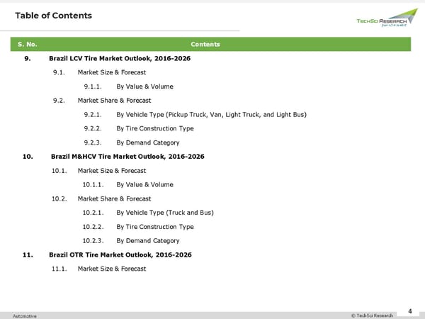 Brazil Tire Market to Grow at 6.29% CAGR by 2026 - Page 4