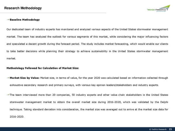 United States Stormwater Management Market 2026 - Page 15