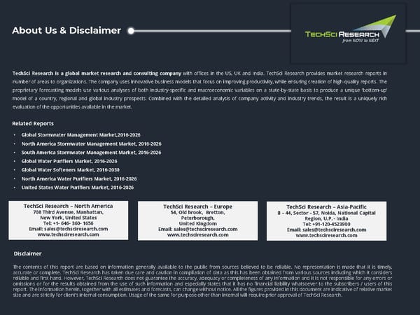 United States Stormwater Management Market 2026 - Page 21