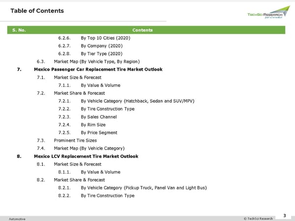 PowerPoint PresentatMexico Replacement Tire Market to Grow at 5.94% CAGR by 2026ion - Page 3