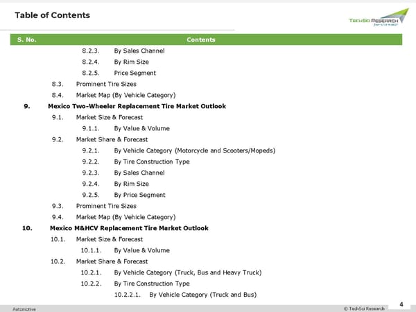 PowerPoint PresentatMexico Replacement Tire Market to Grow at 5.94% CAGR by 2026ion - Page 4