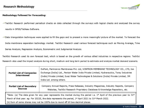 India membrane separation technology Market 2026 - Page 11