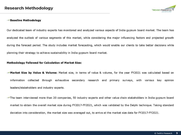 India Gypsum Board Market to Reach INR3811.65 Crore by 2027 - Page 9