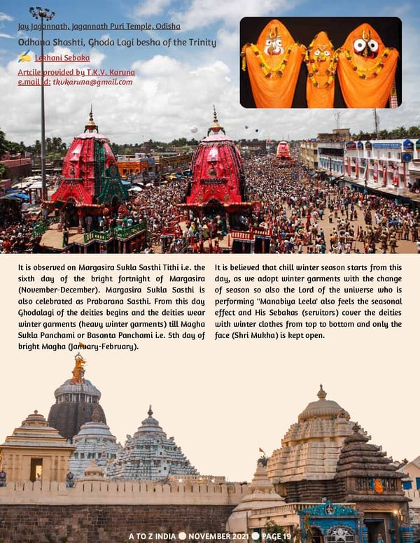 A TO Z INDIA - NOVEMBER 21 - Page 19