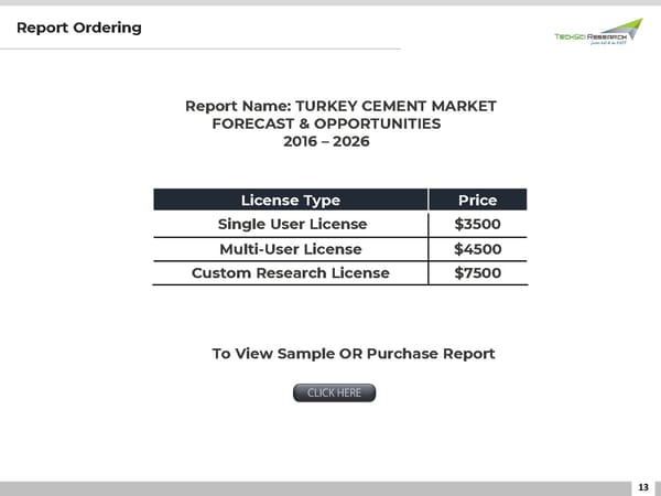 Turkey Cement Market Forecast 2026 - Page 13