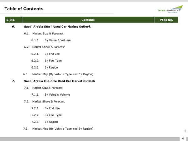 Saudi Arabia Used Car Market Forecast 2026 - Page 4