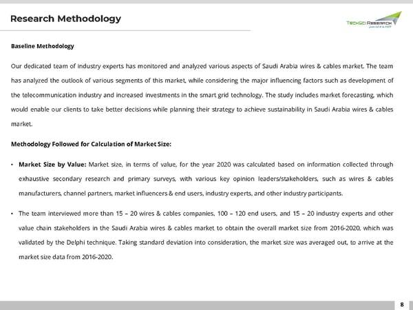 Saudi Arabia Wires & Cables Market 2026 - Page 8