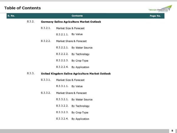 Saline Agriculture Market 2026 - Page 8