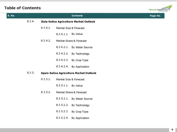 Saline Agriculture Market 2026 - Page 9