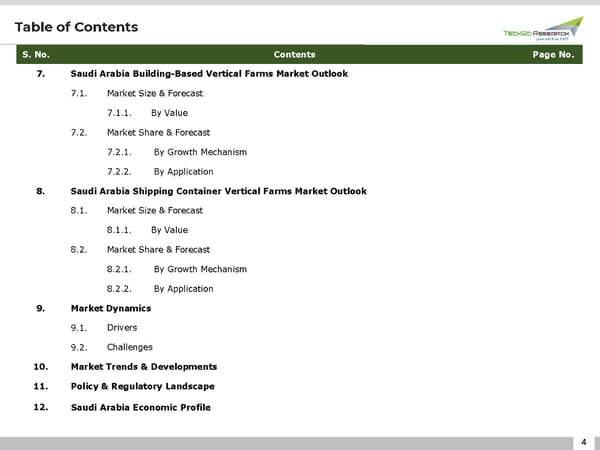 Saudi Arabia Vertical Farming Market 2026 - Page 4